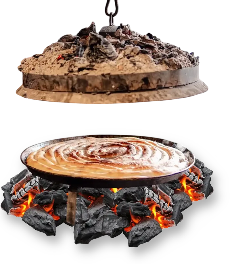 Tradicionalna pita pečena ispod sača